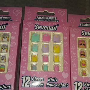 Sevenail Fashion Kids Nails 3 sets, 36 ct